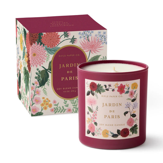 Dahlia Jardin De Paris 9 oz Glass Candle
